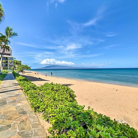 Cute Beachfront Condo With Lanai And Resort Pools Kahana Kültér fotó