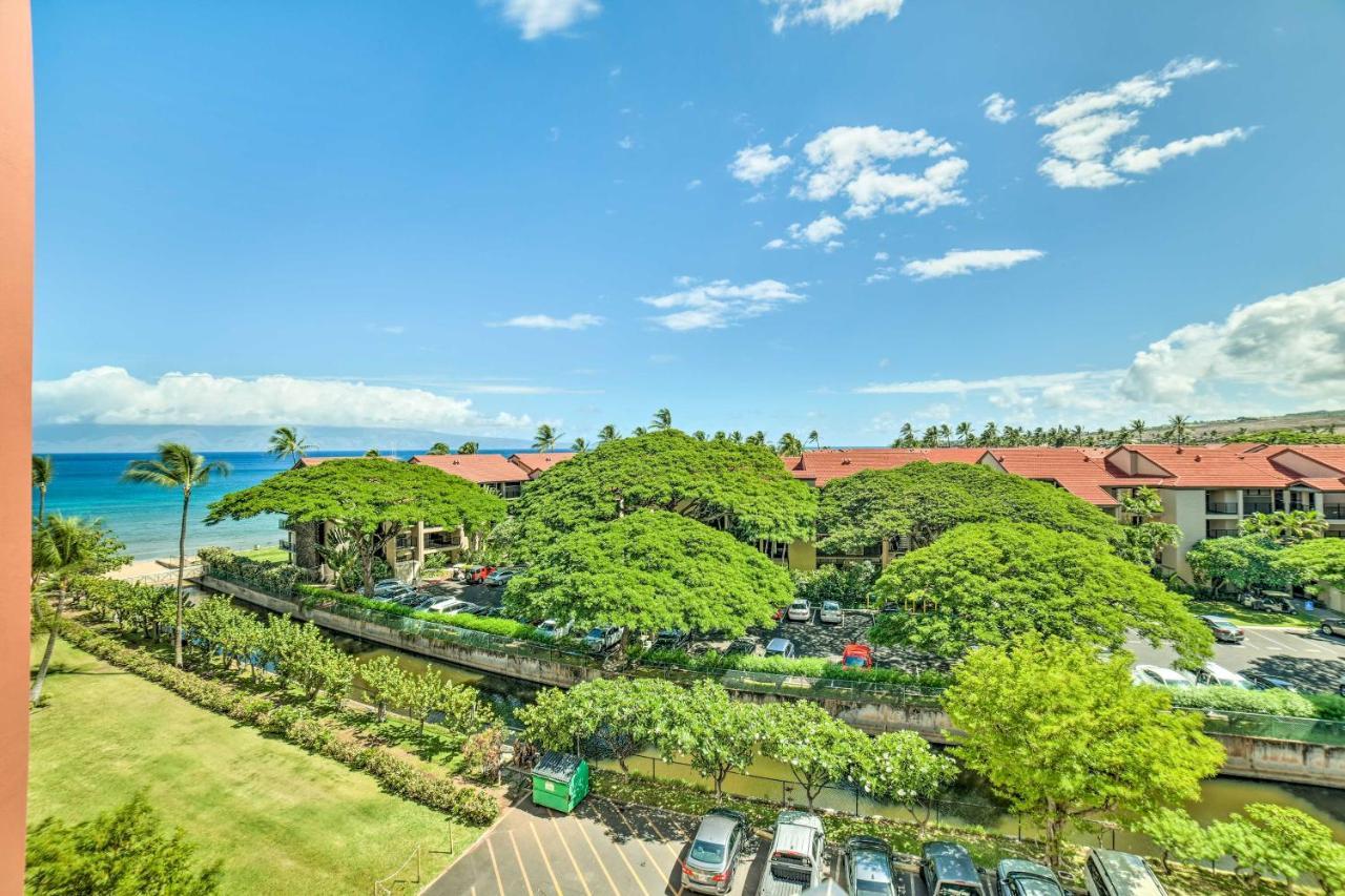 Cute Beachfront Condo With Lanai And Resort Pools Kahana Kültér fotó