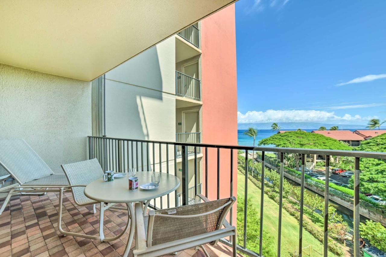 Cute Beachfront Condo With Lanai And Resort Pools Kahana Kültér fotó